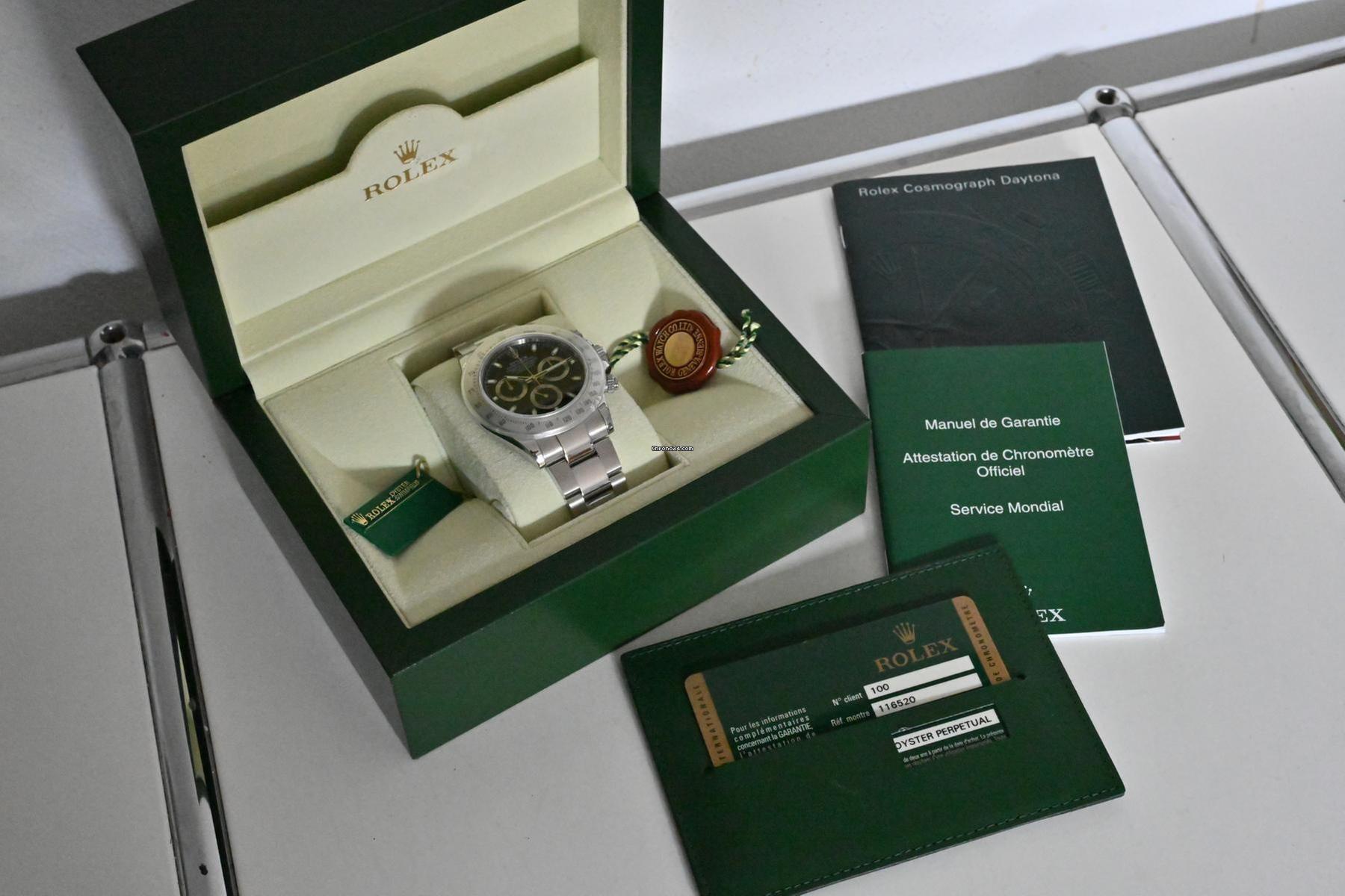 Thumbnail von Rolex Daytona Cosmograph 116520 G-Serie Rehaut Full Set LC100