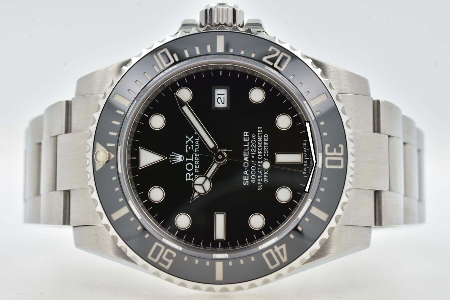  Rolex Sea-Dweller 4000 Ceramic 116600 LC170 Full Set 
