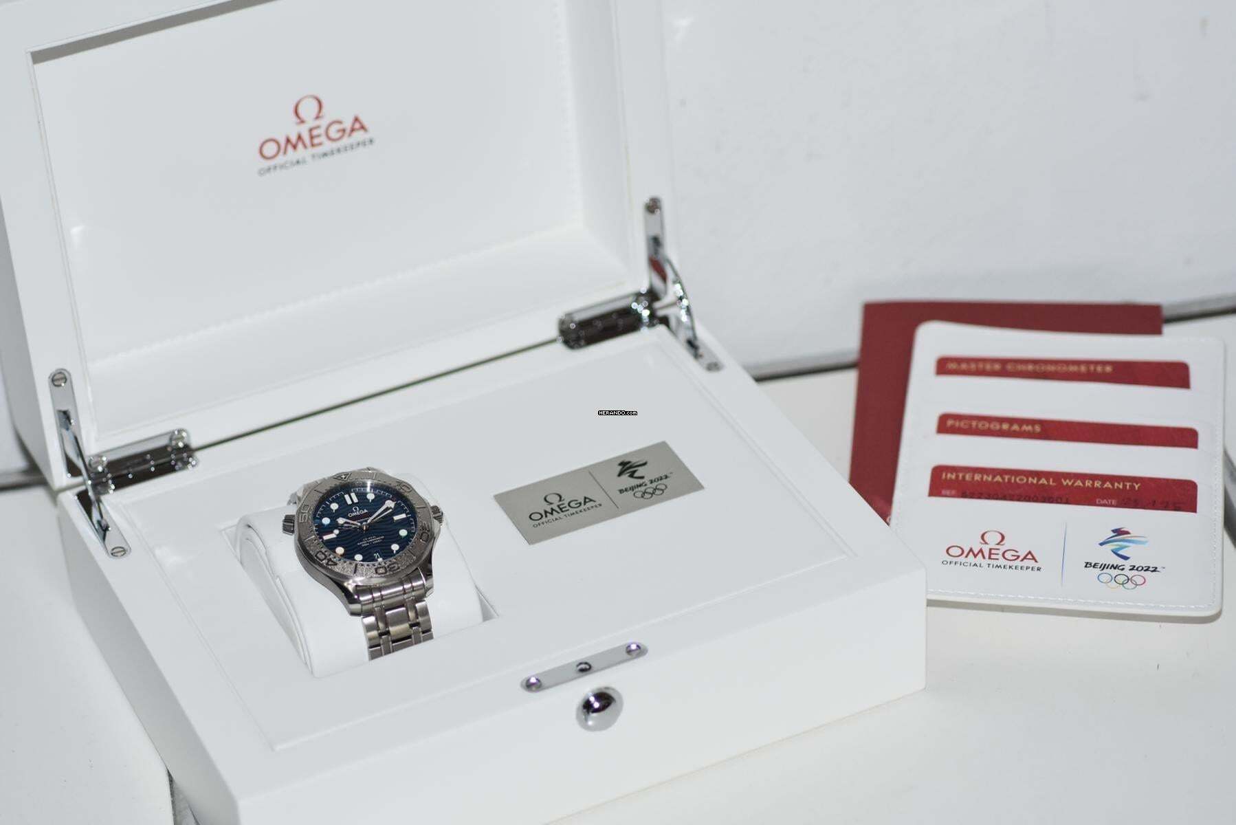 Thumbnail von Omega Seamaster 300 Professional Chronometer Blue Dial Beijing 2022 52230422003001
