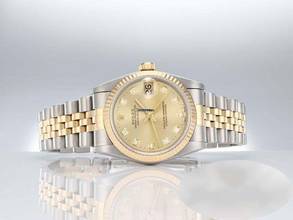 Thumbnail von Rolex Datejust 31 Stahl Gelbgold 750 Diamanten 2001 Automatik Stainless Steel 18kt Yellow Gold Stahl Jubilé-band Chronometer Oyster