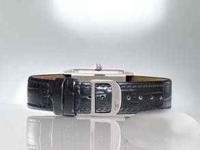 Thumbnail von Jaeger-LeCoultre Reverso Duetto Medium 256.8.75 roestvrij staal diamanten handopwinding