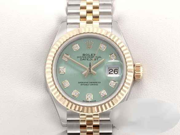 Rolex Lady-Datejust 28mm 279173 acciaio inossidabile e oro giallo 750 diamanti automatico oro