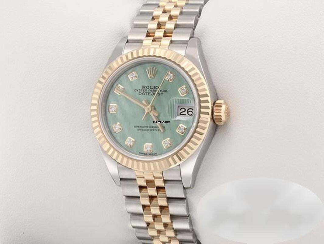 Thumbnail von Rolex Lady-Datejust 28mm 279173 Edelstahl Gelbgold 750 Diamanten Automatik Gold