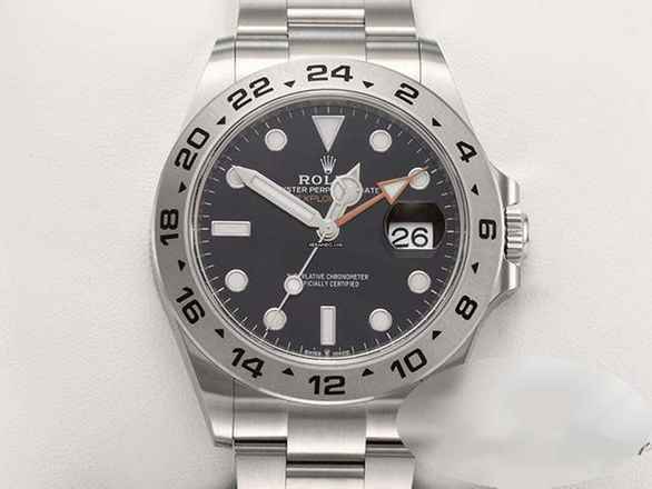 Rolex Explorer II 42mm 226570 2025 Acciaio Inox Automatico Acciaio Bracciale Oyster Cronometro Quadrante Nero
