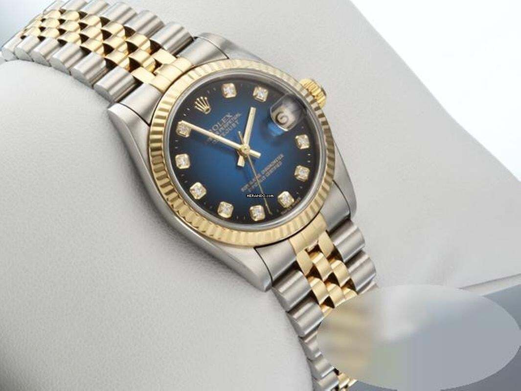 Thumbnail von Rolex Datejust 31 Stahl Gelbgold 750 Diamanten Automatik Gold Stahl Stainless Steel 18kt Yellow Gold Jubilé-band Chronometer Oyster