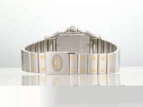 Thumbnail von カルティエ サントス ガルビー ステンレススチール イエローゴールド 750 W20011c4 日付 スチール ゴールド