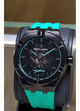  Maurice Lacroix AIKON AUTOMATIC SKELETON 45MM LABEL NOIR NEW FULL SET 