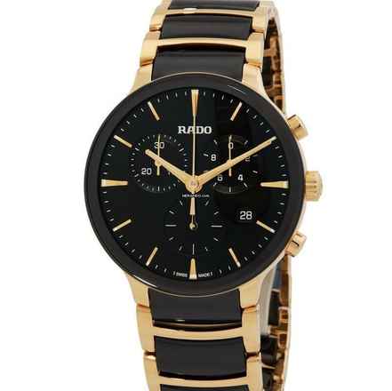 Rado Centrix Orologio con quadrante nero e due tonalità, al quarzo, 41mm, Centrix, NUOVO, SET COMPLETO