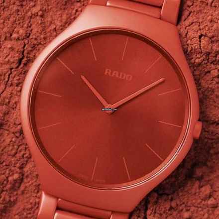 Rado True Thinline Les Couleurs Le Corbusier Potente NUOVO SET COMPLETO