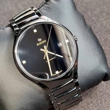 Rado True Black Erkek Saat Yeni Tam Set