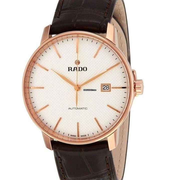  Rado Coupole Classic acero inoxidable con recubrimiento PVD NUEVO SET COMPLETO 