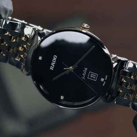 Rado Florence Classic Diamonds 38mm Acciaio INOX NUOVO SET COMPLETO