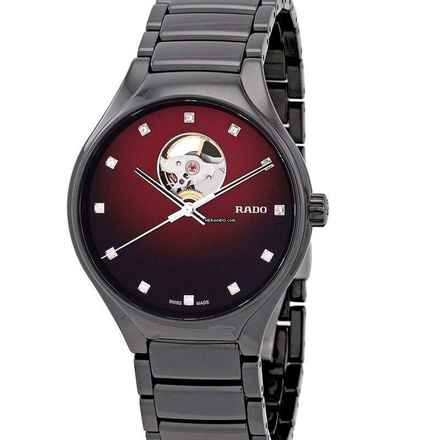  Rado True Secret Automatic Red Dial Unisex Watch NEW FULL SET 