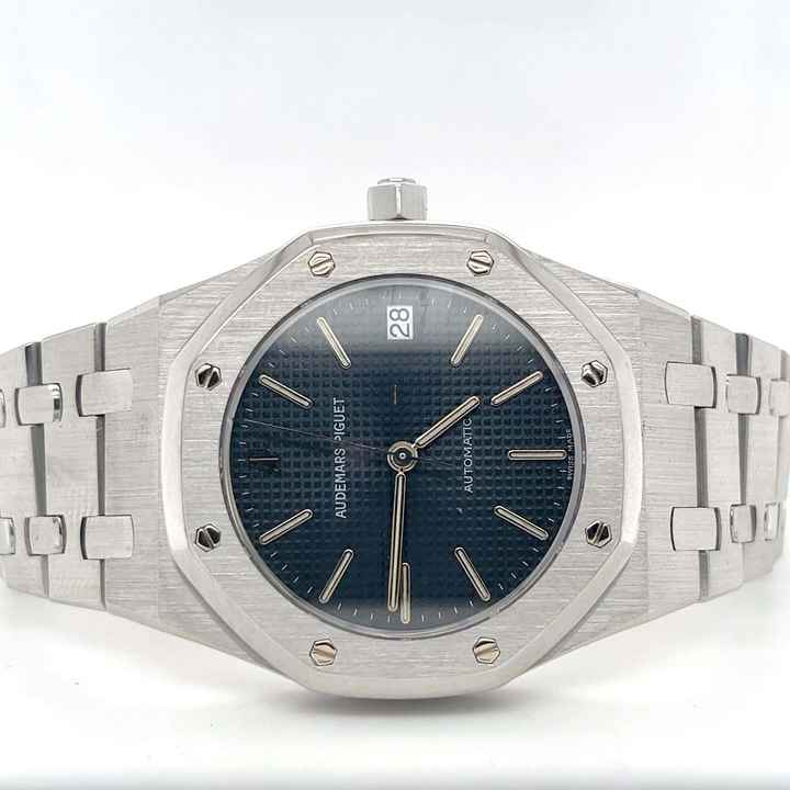 オーデマ・ピゲ ロイヤルオーク ブルー MK1ダイヤル ロングインデックス ストレートフォント