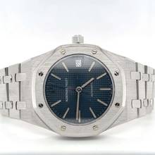 Thumbnail von Audemars Piguet Royal Oak Blau MK1 Zifferblatt Langer Index Gerade Schrift