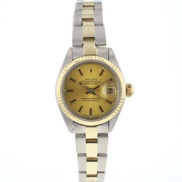 Rolex Lady-Datejust 26 Steel/Gold Jubilee Champagne Dial