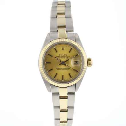 Rolex Lady-Datejust 26 Stahl/Gold Jubilee Champagner Zifferblatt