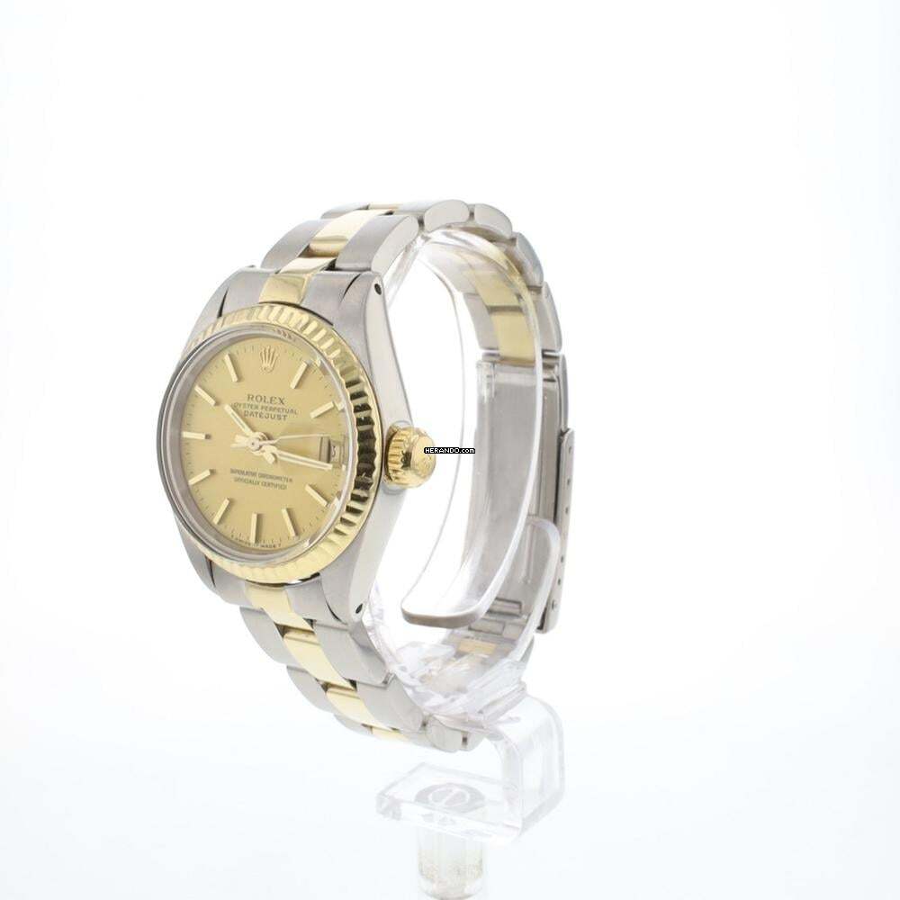 Thumbnail von Rolex Lady-Datejust 26 Steel/Gold Jubilee Champagne Dial