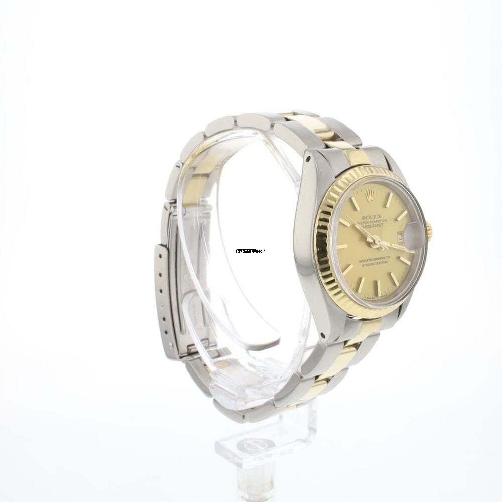 Thumbnail von Rolex Lady-Datejust 26 Steel/Gold Jubilee Champagne Dial
