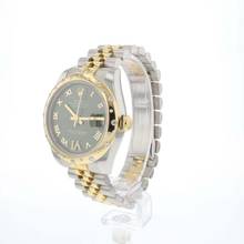Thumbnail von Rolex Datejust 31 Gold/Steel Diamonds Green Roman Dial