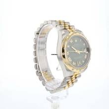 Thumbnail von Rolex Datejust 31 Gold/Steel Diamonds Green Roman Dial