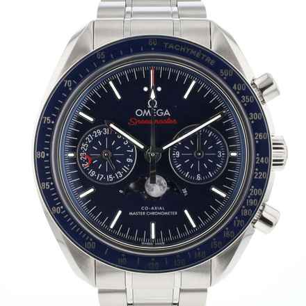 Omega Speedmaster Moonphase Co-Axial Moonphase Blaues Zifferblatt