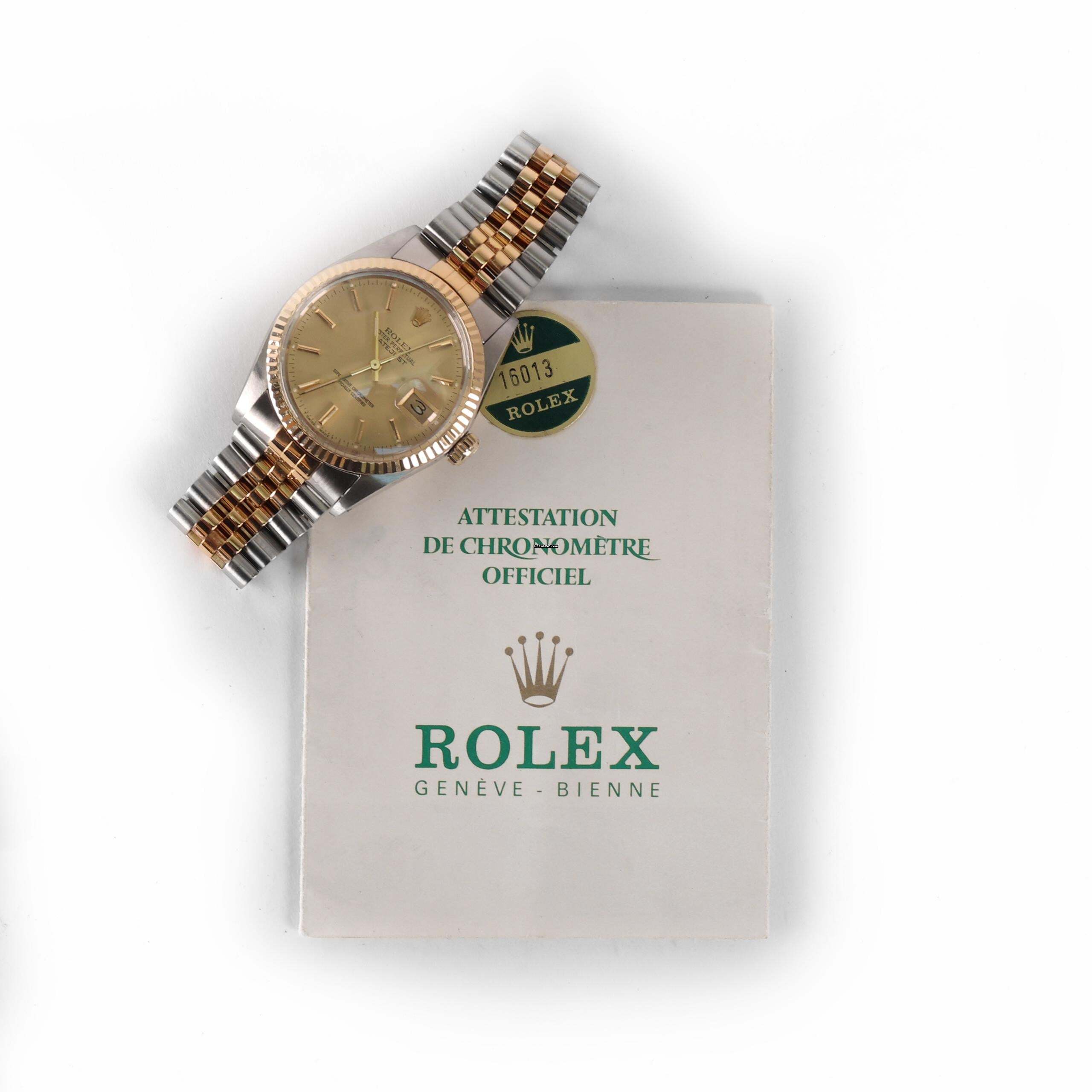 Thumbnail von Rolex Datejust 36 Jubilee Gold/Steel Champagne Dial