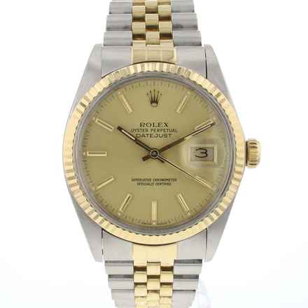 Rolex Datejust 36 Jubilee Gold/Stahl Champagner Zifferblatt