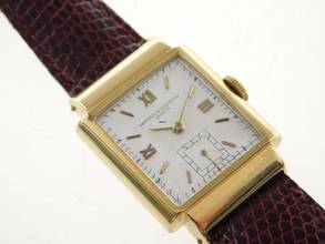 Thumbnail von Vacheron Constantin Tank Vintage Tank 18 Karat Gelbgold RARE Kaliber V 458 Handaufzug 25 x 35 mm unpolished original condition Rare C 458