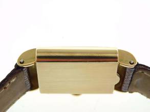 Thumbnail von Vacheron Constantin Tank Vintage Tank 18-karatowe żółte złoto RARE kaliber V 458 ręczny naciąg 25 x 35 mm niepolerowany oryginalny stan Rzadki C 458