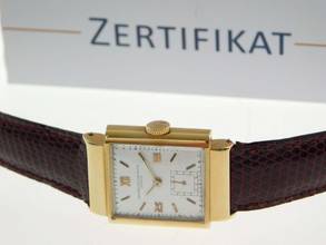 Thumbnail von Vacheron Constantin Tank Vintage Tank 18-karatowe żółte złoto RARE kaliber V 458 ręczny naciąg 25 x 35 mm niepolerowany oryginalny stan Rzadki C 458