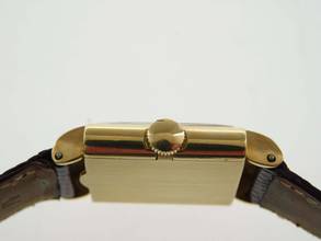 Thumbnail von Vacheron Constantin Tank Vintage Tank 18-karatowe żółte złoto RARE kaliber V 458 ręczny naciąg 25 x 35 mm niepolerowany oryginalny stan Rzadki C 458