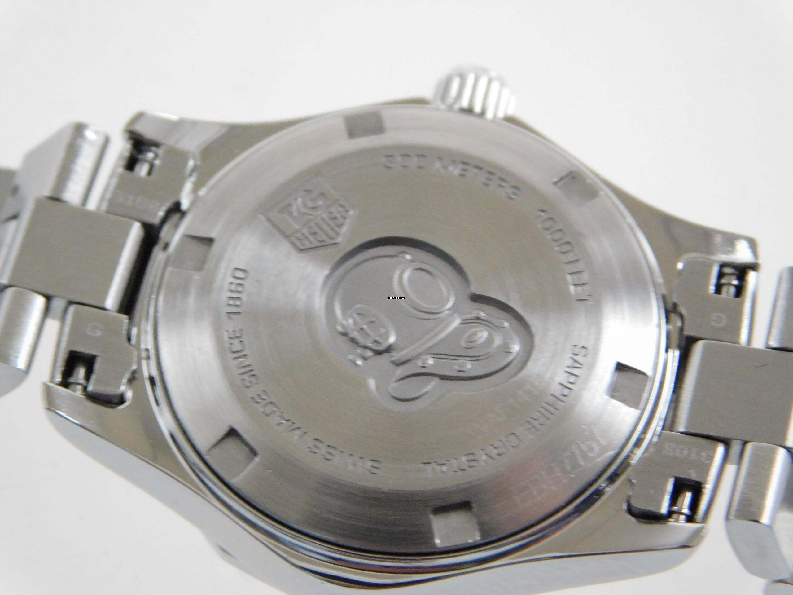 Thumbnail von TAG Heuer Aquaracer Lady Perlmutt Brillantblatt im Best Zustand mit frischem Tag Heuer Service 29mm Lady im Top Zustand volles Band