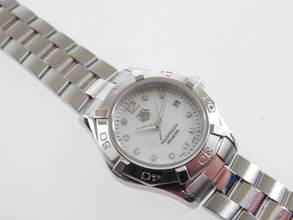 Thumbnail von TAG Heuer Aquaracer Lady İnci Parlak Taşlı En İyi Durumda, Yeni TAG Heuer Servisi ile 29mm Lady, Tam Kayış
