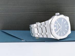 Thumbnail von Audemars Piguet Royal Oak Zielona tarcza jak nowa pełny zestaw 2025