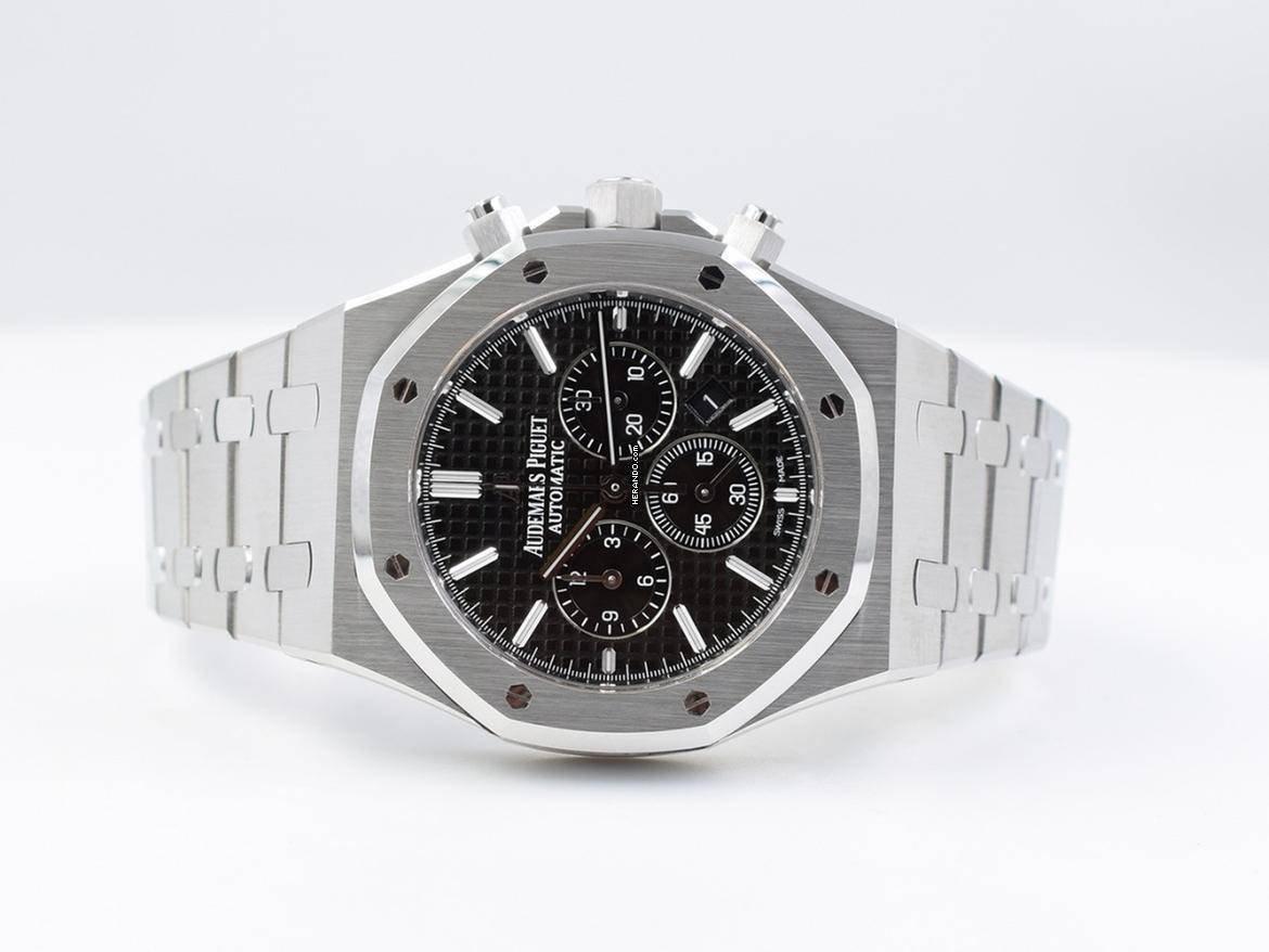 Thumbnail von Audemars Piguet Royal Oak Chronograph 26320st Schwarzer Chronograph 41mm Wie neu 2014