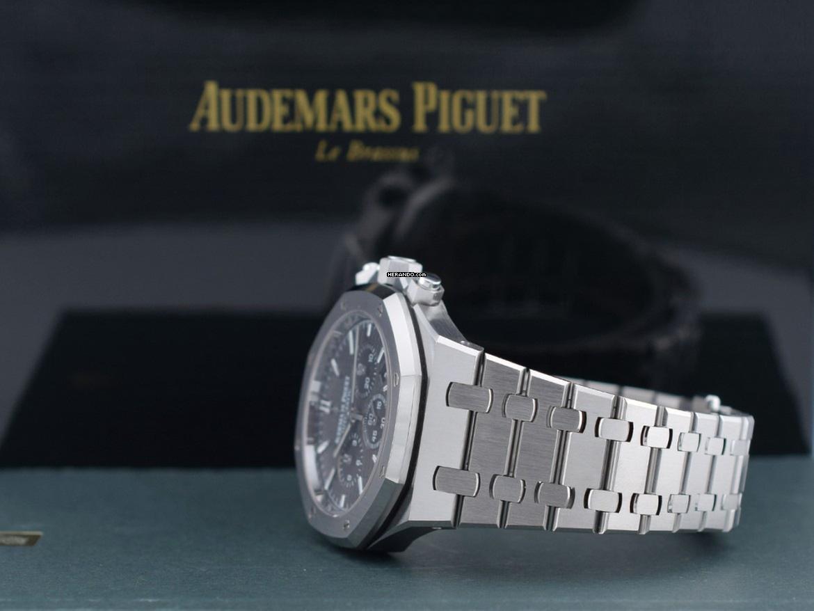 Thumbnail von Audemars Piguet Royal Oak Chronograph 26320st Schwarzer Chronograph 41mm Wie neu 2017