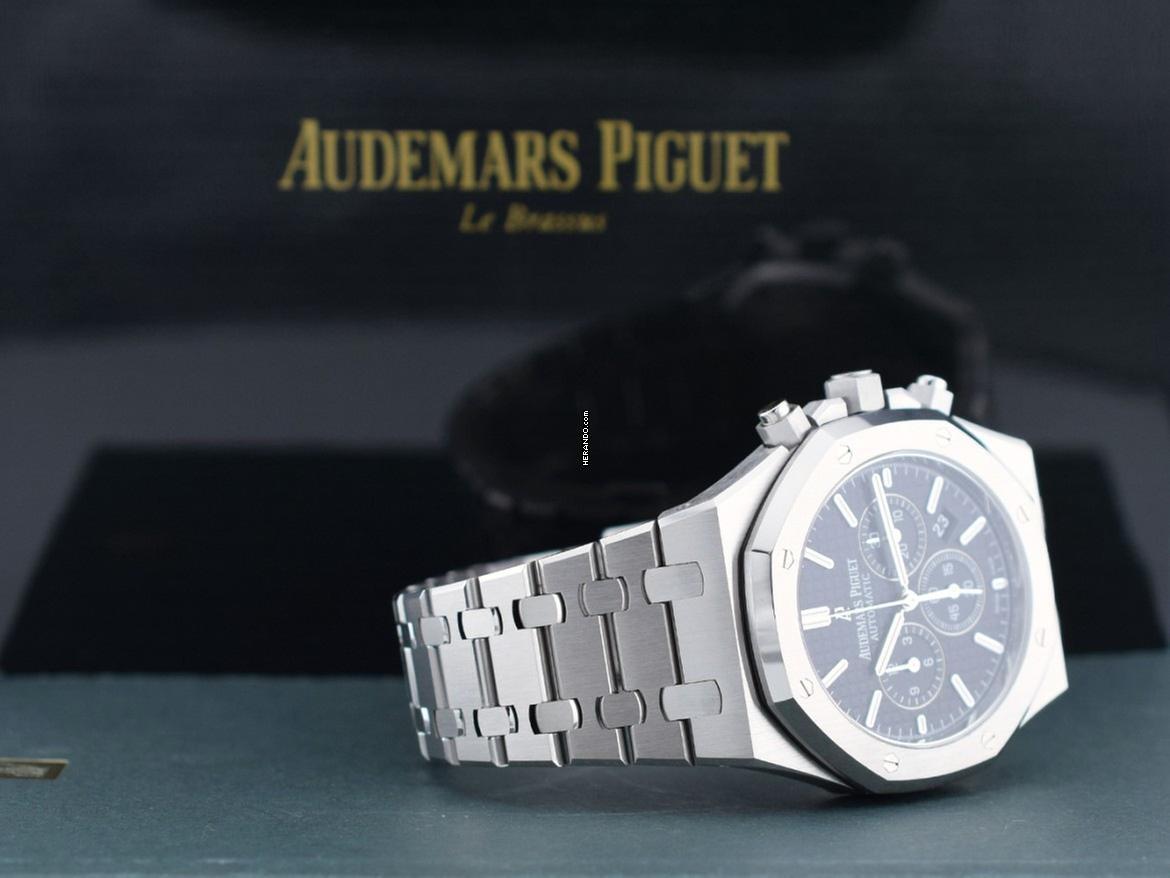Thumbnail von Audemars Piguet Royal Oak Chronograph 26320st Schwarzer Chronograph 41mm Wie neu 2017