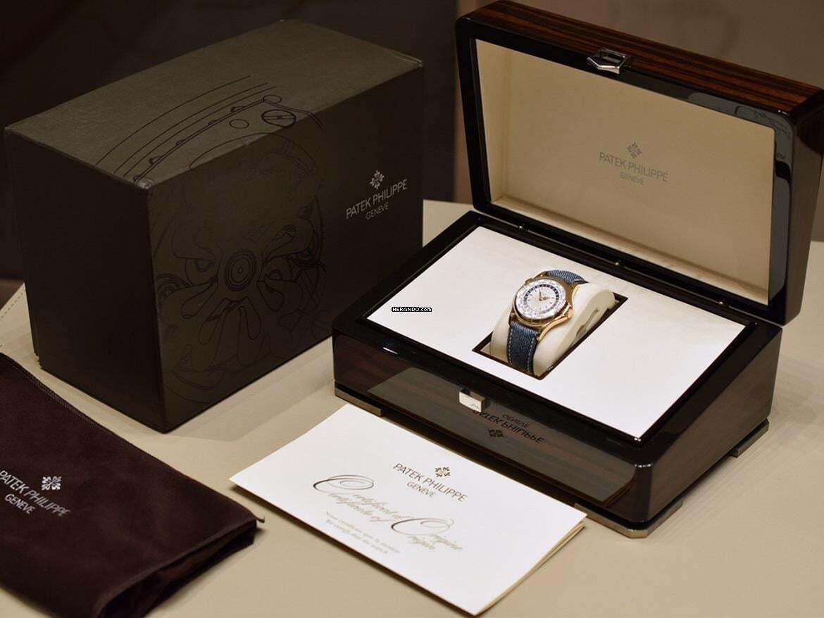 Thumbnail von Patek Philippe World Time Komplikationen 5110j-001 Weltzeit Vollständiges Set Wie neu