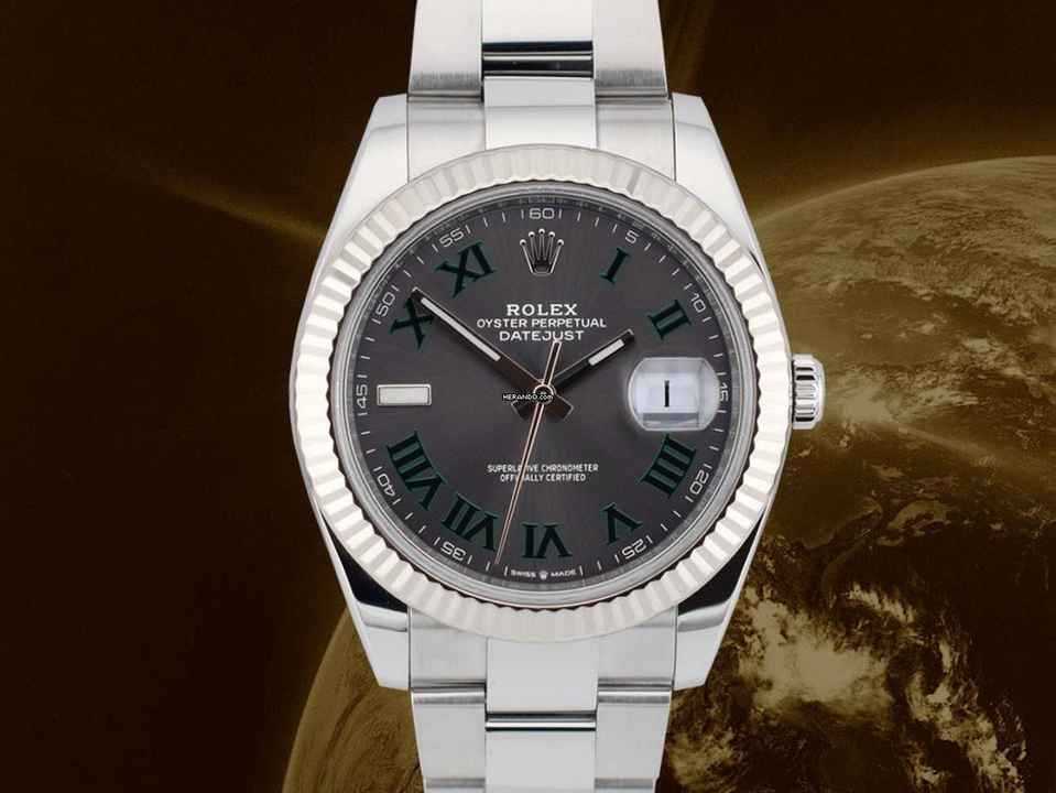 Rolex Datejust 41 II 41mm 126334 Wimbledon Neredeyse Yeni 2021