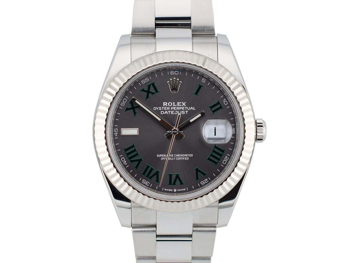 Thumbnail von Rolex Datejust 41 Ii 41mm 126334 Wimbledon Like New 2021