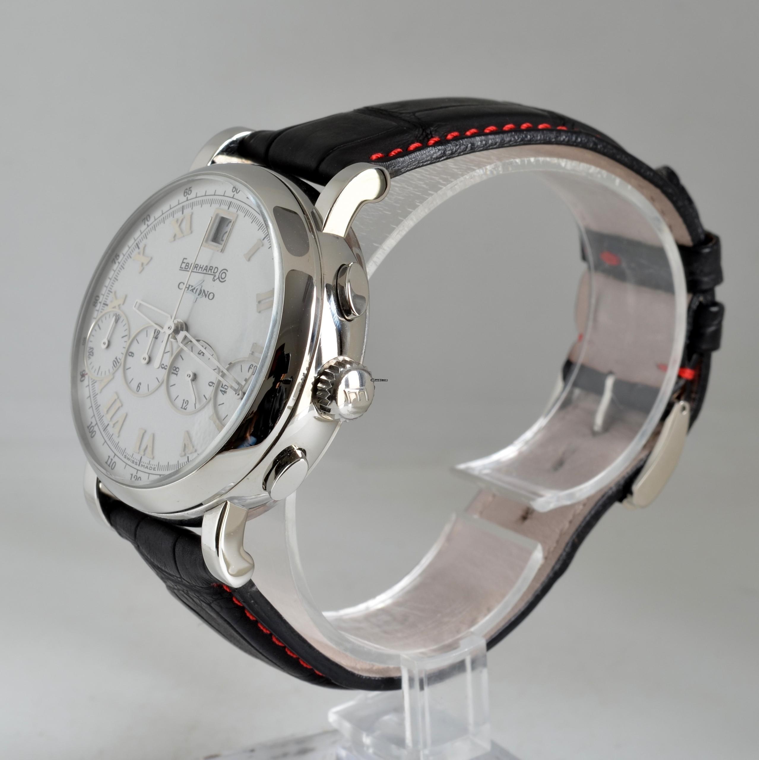 Thumbnail von Eberhard & Co. Chrono 4 31042 Bellissimo white dial Full Set