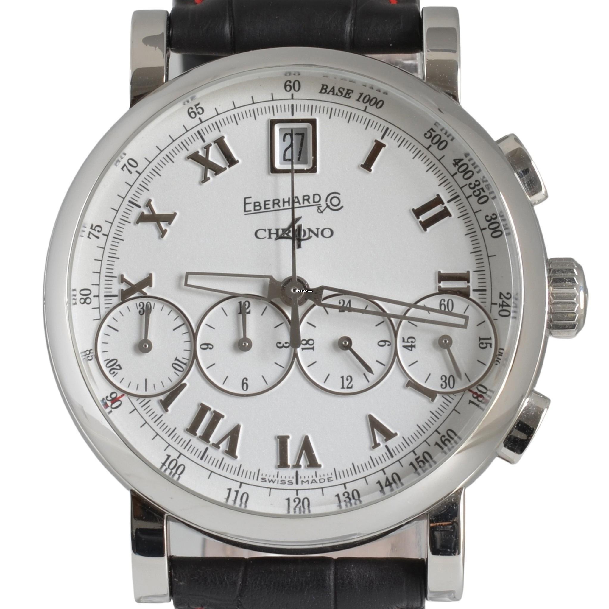 Thumbnail von Eberhard & Co. Chrono 4 31042 Bellissimo white dial Full Set