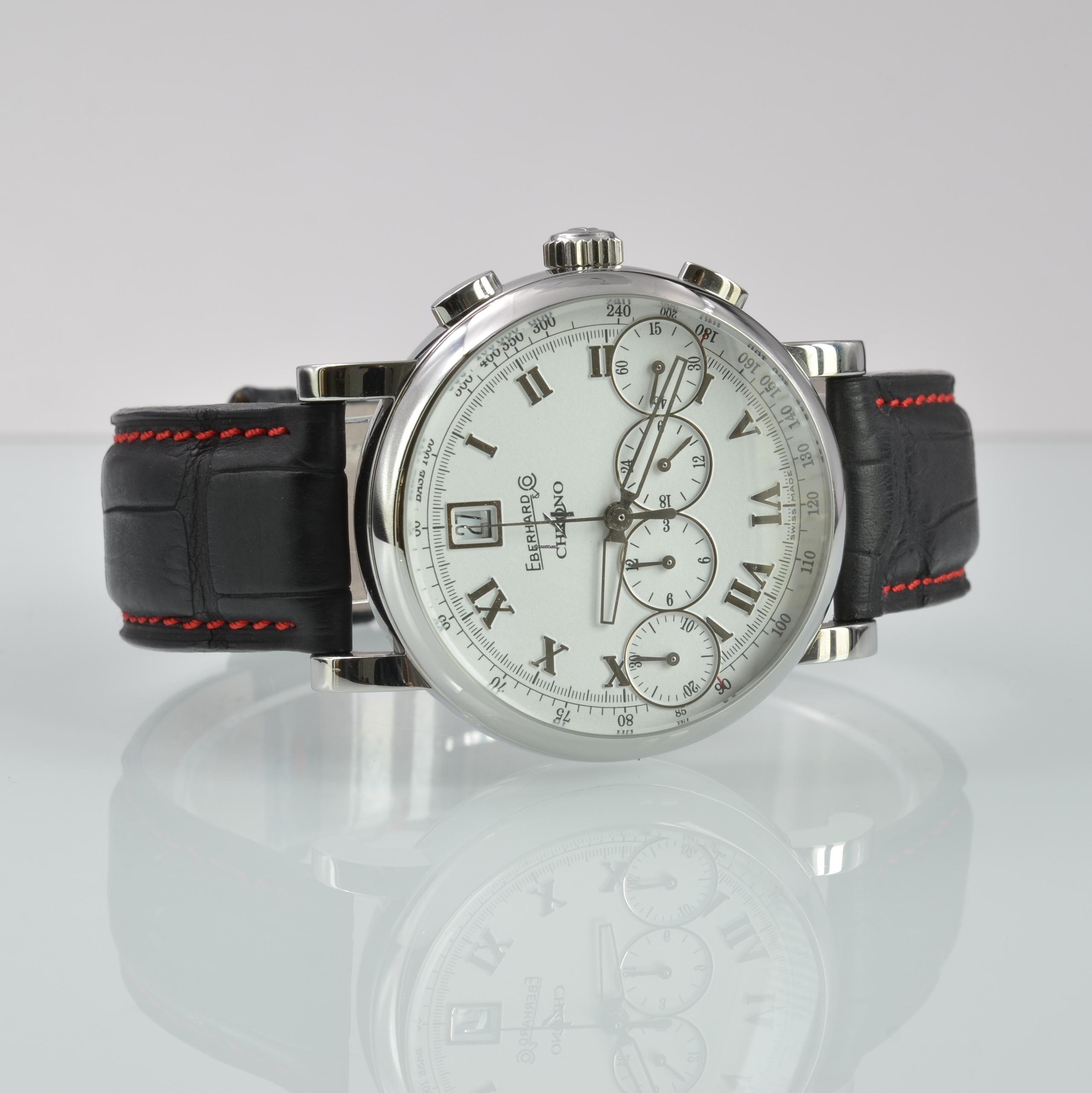 Thumbnail von Eberhard & Co. Chrono 4 31042 Bellissimo white dial Full Set