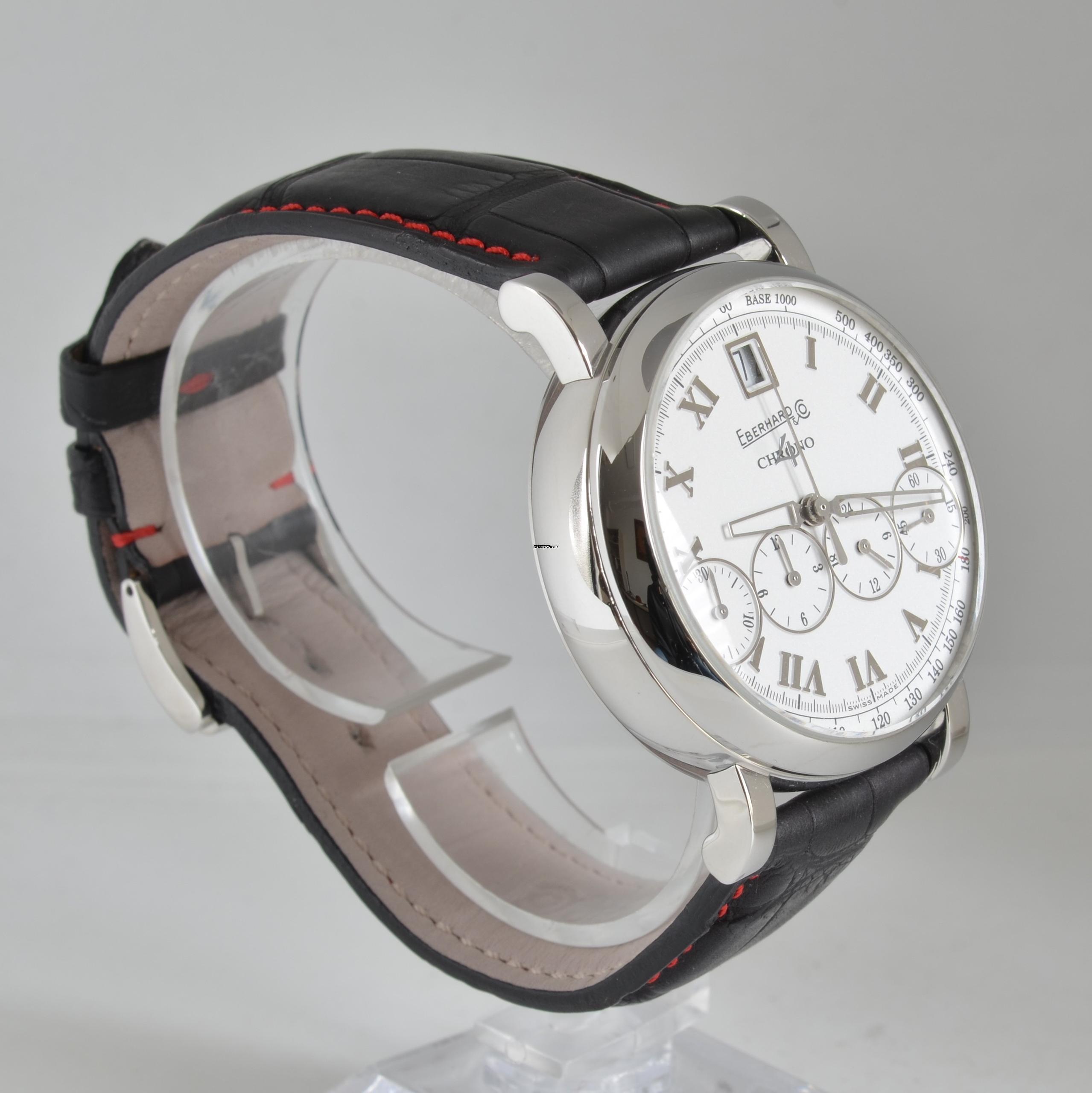 Thumbnail von Eberhard & Co. Chrono 4 31042 Bellissimo white dial Full Set