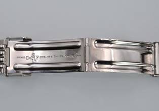 Thumbnail von Heuer Carrera 1153 chronograph Soleil blue dial caliber 12 manual 1971