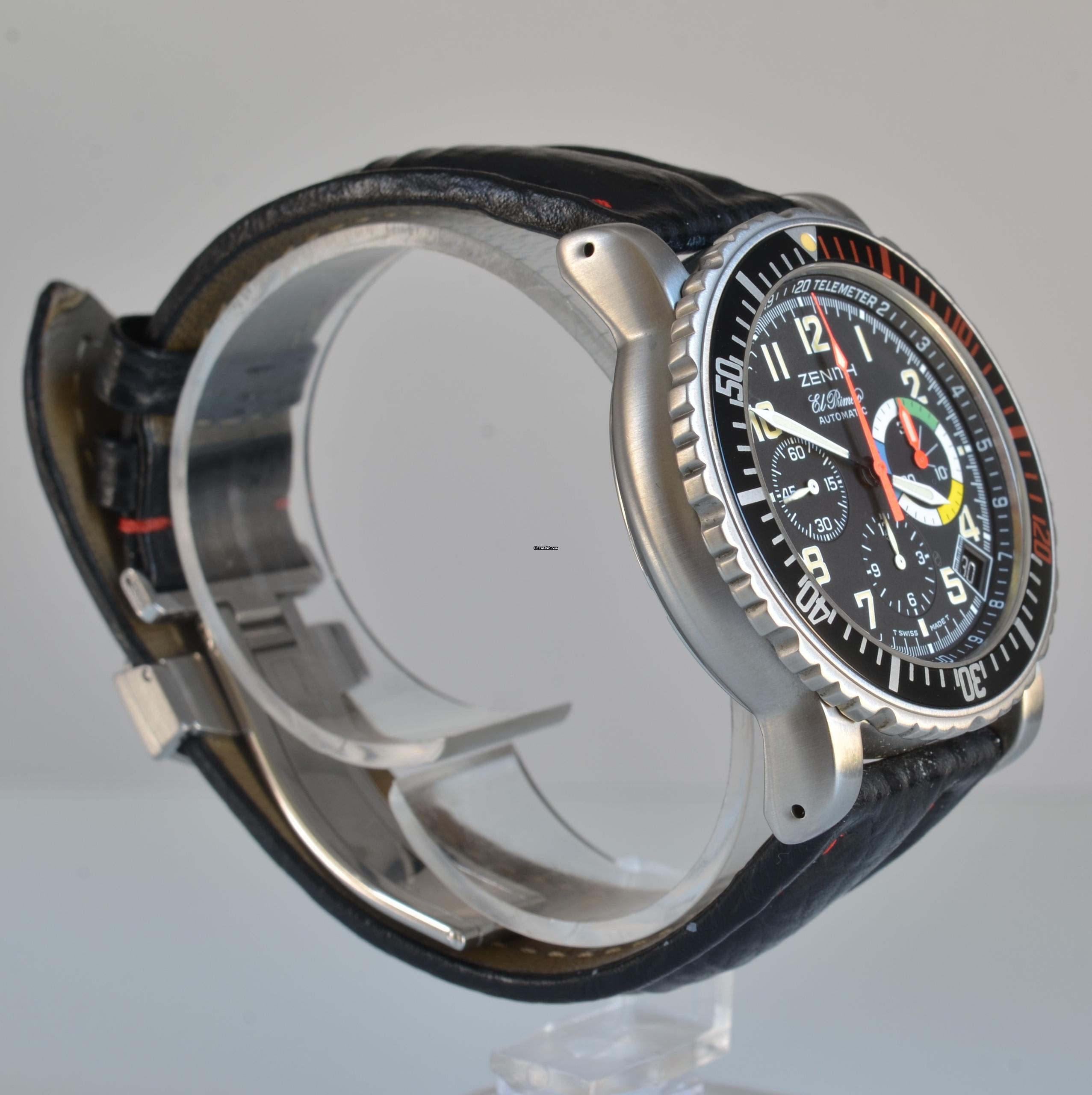 Thumbnail von Zenith El Primero Rainbow 01.0480.405 Flyback von der französischen Luftwaffe Komplettset