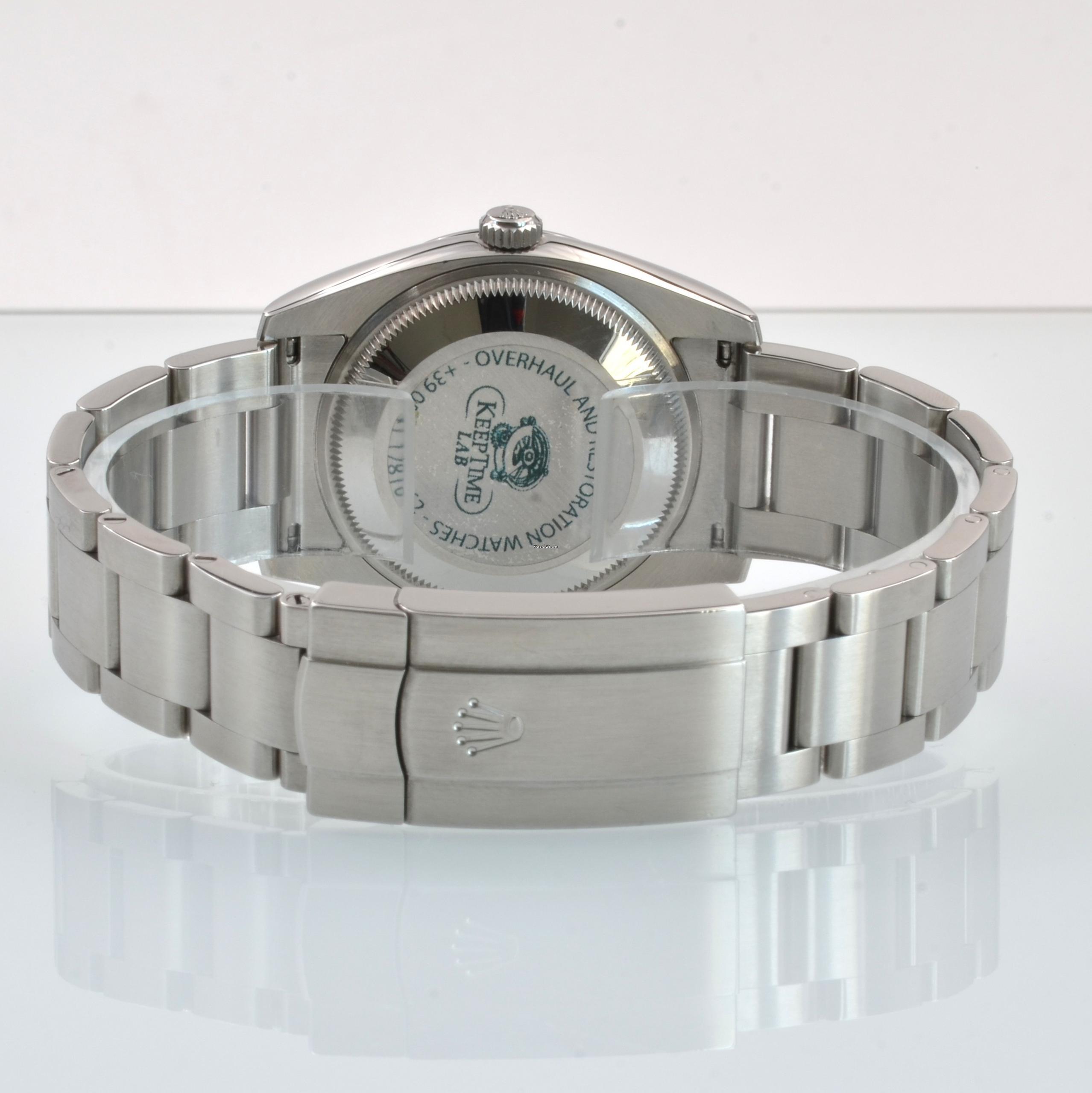 Thumbnail von Rolex Air King 114200 Oyster Perpetual 34MM Soleil Silver SuperLuminova Zifferblatt