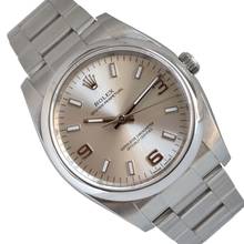 Thumbnail von Rolex Air King 114200 Oyster Perpetual 34MM Soleil gümüşü SuperLuminova kadran