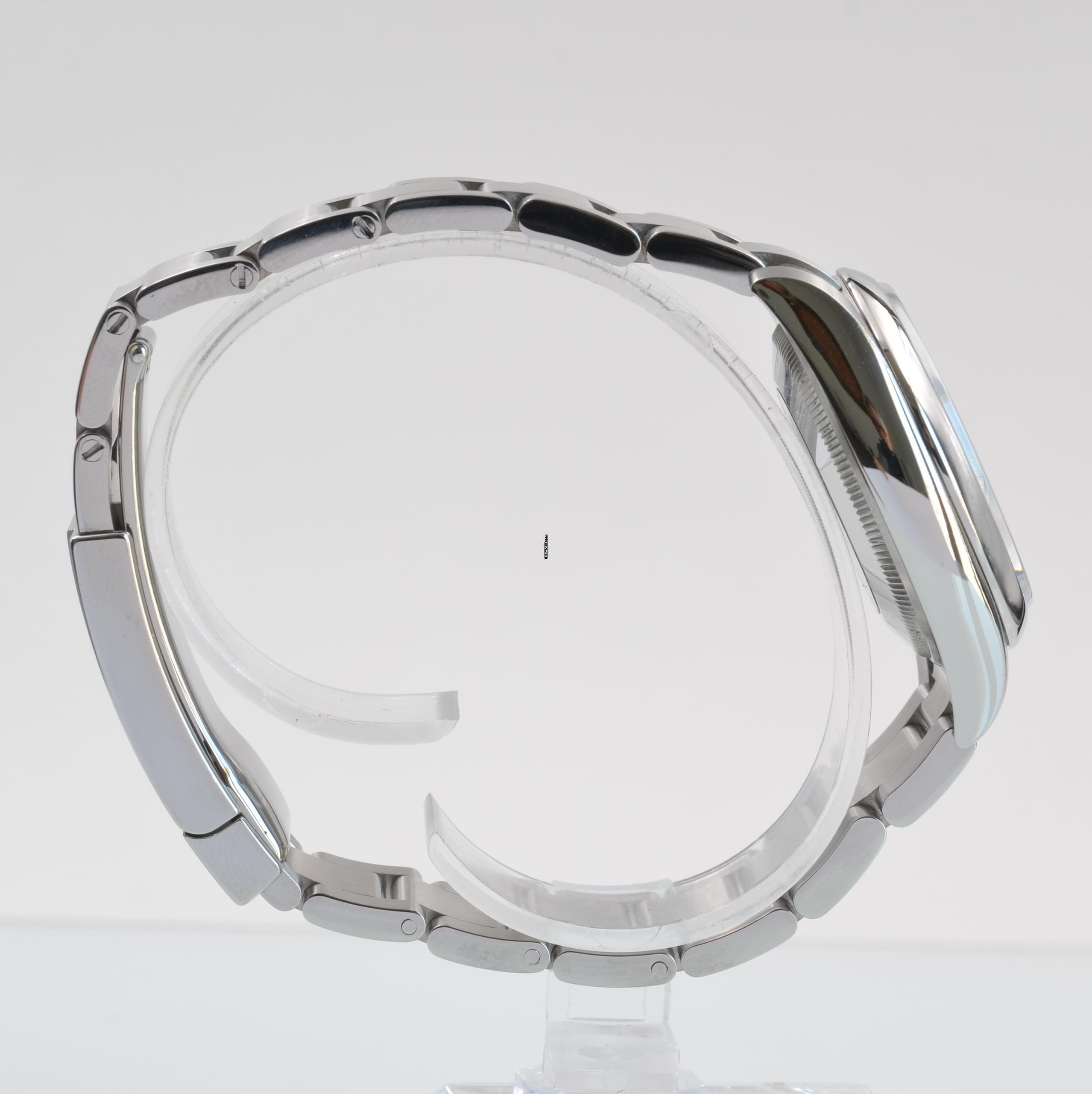 Thumbnail von Rolex Air King 114200 Oyster Perpetual 34MM Soleil Silver SuperLuminova Zifferblatt